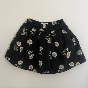 floral puffer skirt